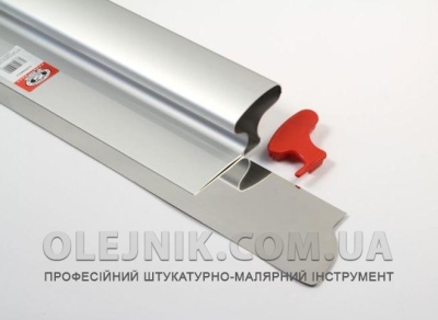 Шпатель механічний алюмінієва ручка з змінним лезом  400х0.3мм PROFESSIONAL OLEJNIK
