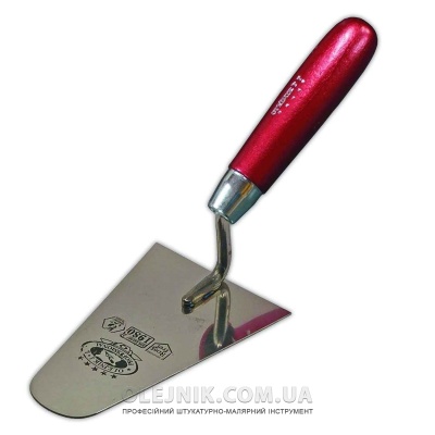 Кельма нержавіюча сталь Бельгійська 165мм ручка Дерев'яна OLEJNIK Кельма нержавіюча сталь Бельгійська 165мм ручка Дерев'яна OLEJNIK